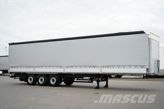 Schmitz Cargobull / BURTOFIRANKA / XL / OŚ PODNOSZONA Semirremolques de caja de lona