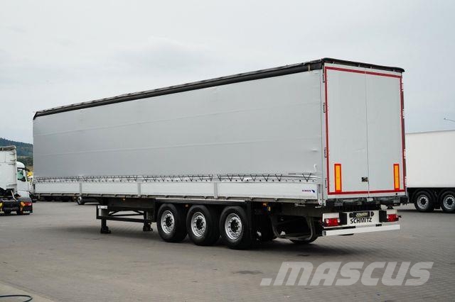 Schmitz Cargobull / BURTOFIRANKA / XL / OŚ PODNOSZONA Semirremolques de caja de lona
