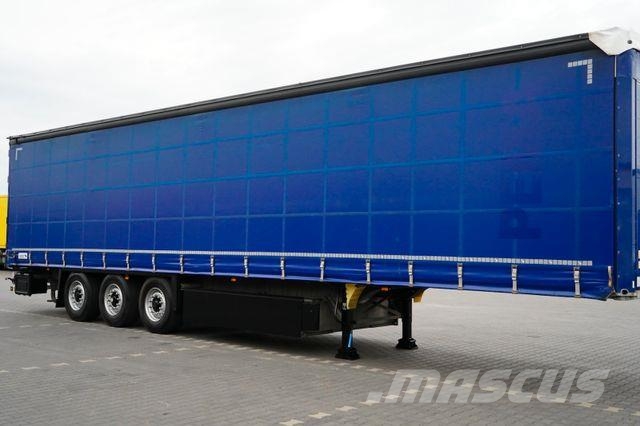 Schmitz Cargobull FIRANKA / MULTI LOCK / XL / OŚ PODNOSZONA 侧帘半挂车