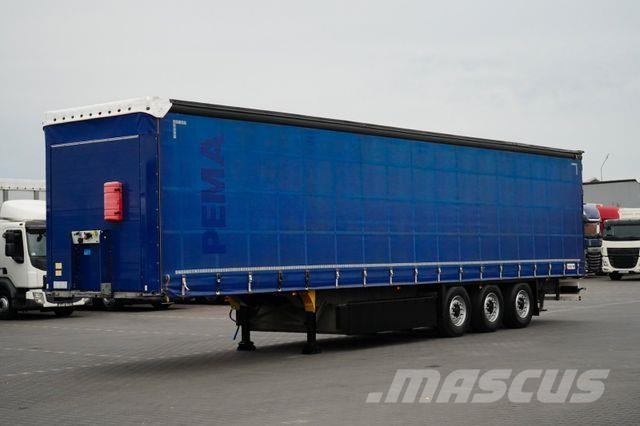 Schmitz Cargobull FIRANKA / MULTI LOCK / XL / OŚ PODNOSZONA 侧帘半挂车