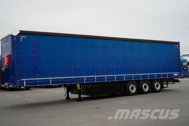 Schmitz Cargobull FIRANKA / MULTI LOCK / XL / OŚ PODNOSZONA 侧帘半挂车