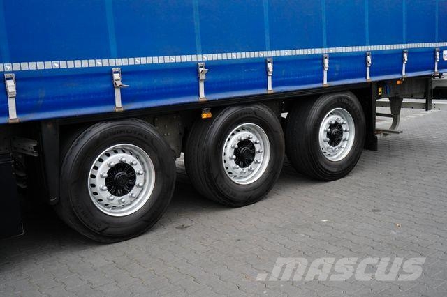 Schmitz Cargobull FIRANKA / MULTI LOCK / XL / OŚ PODNOSZONA 侧帘半挂车