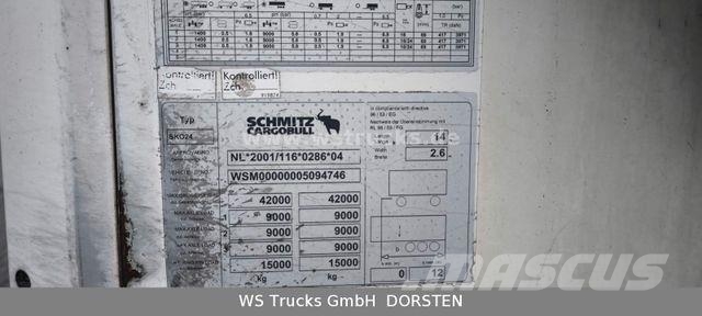 Schmitz Cargobull Kühlauflieger Rohrbahn, Meat,Fleisch,Vector 1850 Kühlauflieger