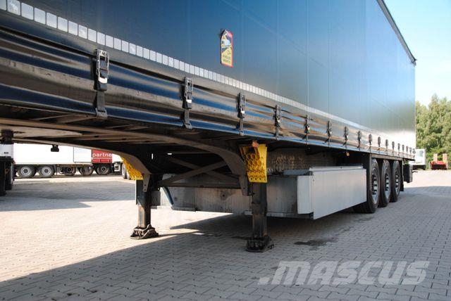 Schmitz Cargobull Lifting axle, pallet box Semirremolques de caja de lona
