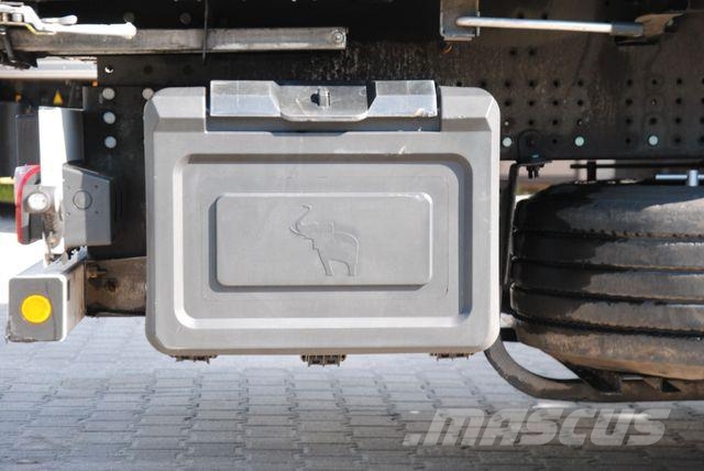 Schmitz Cargobull Lifting axle, pallet box Semirremolques de caja de lona