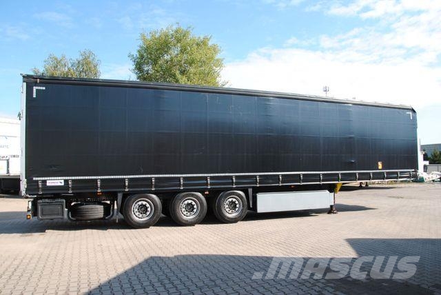 Schmitz Cargobull Lifting axle, pallet box Semirremolques de caja de lona