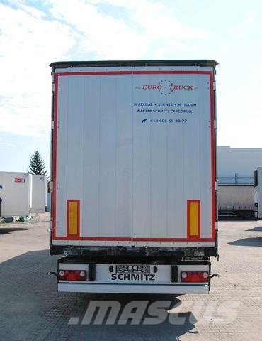 Schmitz Cargobull Lifting axle, pallet box Semirremolques de caja de lona
