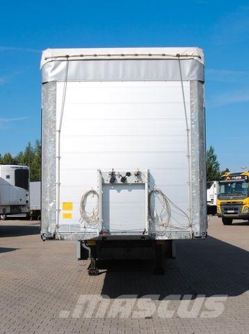 Schmitz Cargobull Lifting axle, pallet box Semirremolques de caja de lona
