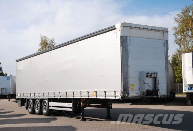 Schmitz Cargobull Lifting axle, excellent condition Тентованные полуприцепы