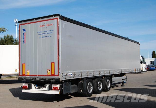Schmitz Cargobull Lifting axle, excellent condition Тентованные полуприцепы