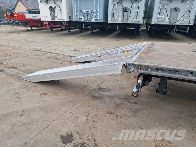 Schmitz Cargobull Low Deck Platform Alu Ramps Tieflader-Auflieger
