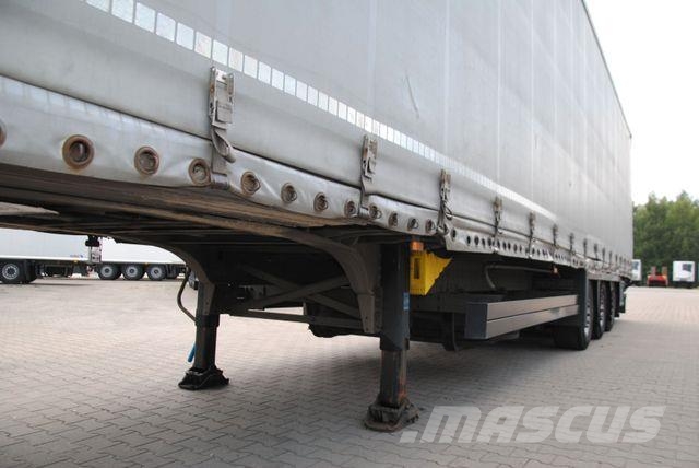 Schmitz Cargobull Mega, lifting axle, lifting roof Semirremolques con caja de lona