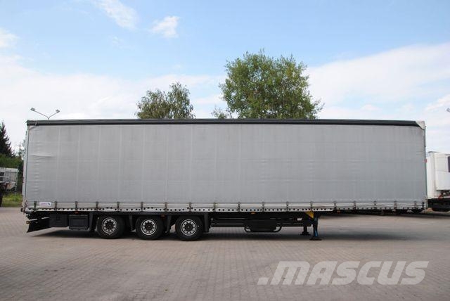 Schmitz Cargobull Mega, lifting axle, lifting roof Semirremolques con caja de lona