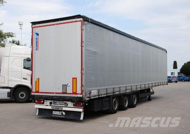 Schmitz Cargobull Mega, lifting axle, lifting roof Semirremolques con caja de lona