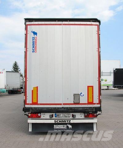 Schmitz Cargobull Mega, lifting axle, lifting roof Semirremolques con caja de lona