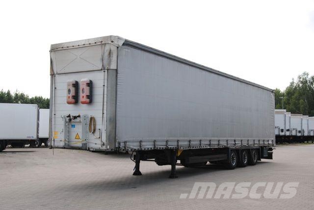 Schmitz Cargobull Mega, lifting axle, lifting roof Semirremolques con caja de lona