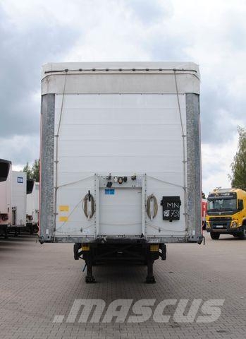 Schmitz Cargobull New tarpaulin, lifting axle Schuifzeilen