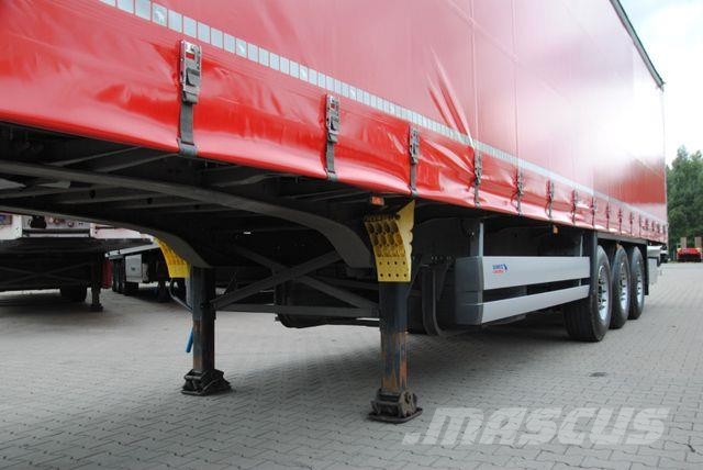 Schmitz Cargobull New tarpaulin, lifting axle Schuifzeilen