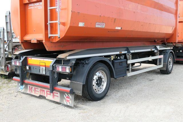 Schmitz Cargobull PA18, Außenroller, Alu-Felgen, 7m Behälter 集装箱拖车