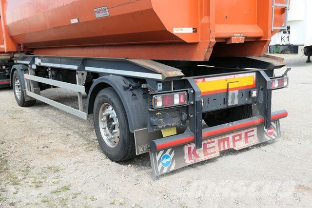 Schmitz Cargobull PA18, Außenroller, Alu-Felgen, 7m Behälter 集装箱拖车