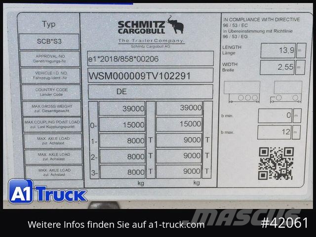 Schmitz Cargobull SBO 24, Lift, PK Doppelstock, NEU sofort Kofferauflieger
