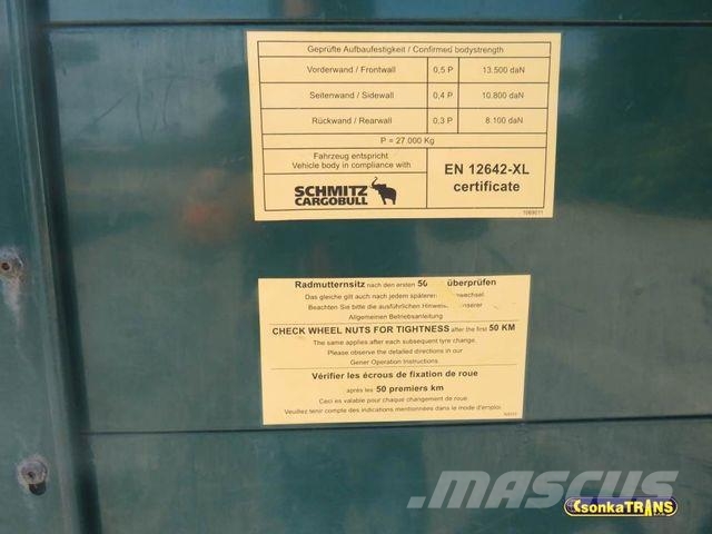Schmitz Cargobull SCB S3T MEGA XL CERT. LIFTING ROOF Kapelltrailer