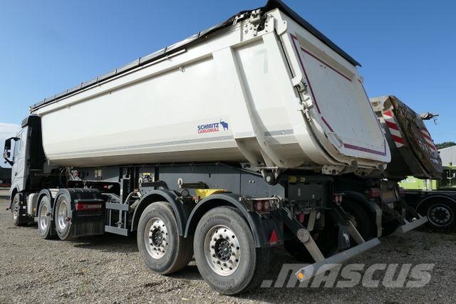 Schmitz Cargobull SCB, Stahl, 28m³, Cramaro, Luft-Lift, Alu-Felgen Kippladerauflieger