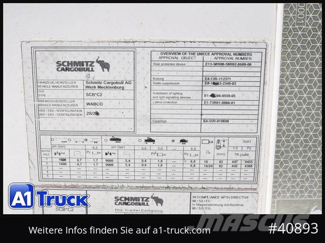 Schmitz Cargobull SCB C2, oben gekuppelt, Tandem, LBW, Prikolice hladilniki