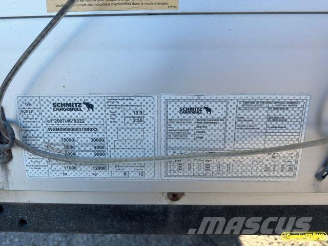 Schmitz Cargobull SCB S3T*MEGA*LIFT ROOF AND AXLE Curtainsider semi-trailers