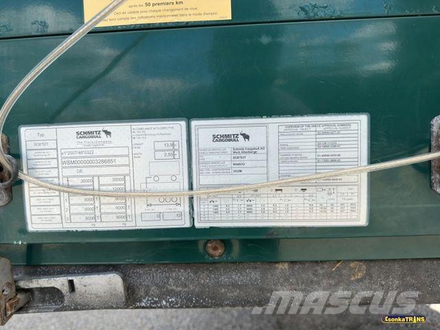 Schmitz Cargobull SCB S3T MEGA LIFTING ROOF 커튼사이더 세미 트레일러