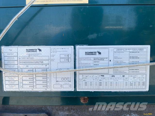 Schmitz Cargobull SCB S3T MEGA LIFTING ROOF نصف مقطورات بباب جانبي