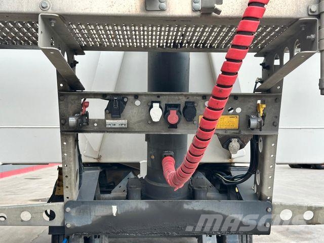 Schmitz Cargobull SKI 24 SL7.2 Stahlmulde/Rollplane/Liftachse 1+3 نصف مقطورات قلابة
