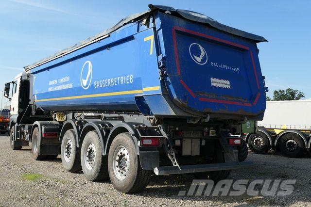 Schmitz Cargobull SKI 24 SL 7.2, Stahl, 26m³, Cramaro, Alu-Felgen Kippladerauflieger