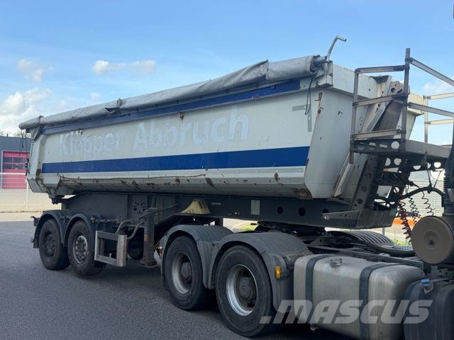Schmitz Cargobull SKi 18 SL - 7.2, Liftachse, Rollplane, SAF, 24m3 Piekabes pašizgāzēji