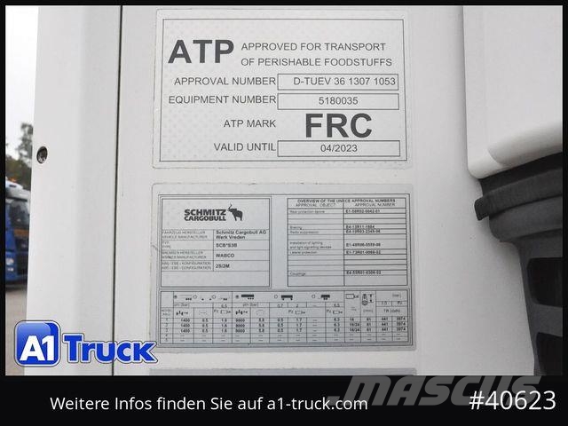 Schmitz Cargobull SKO FP45, Blumenbreite, Carrier 1950. نصف مقطورات بدرجة حرارة قابلة للضبط