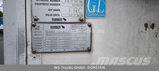 Schmitz Cargobull SKO 24 Kühlauflieger | Vector 1850 MT | LBW Semirremolques de temperatura controlada