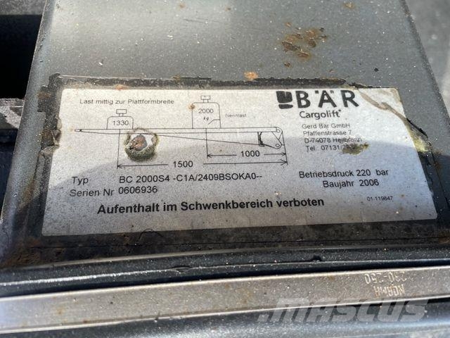 Schmitz Cargobull SKO10/THERMOKING/SL200e/LBW/BÄR/11,15m/Lenkachse Koel-vries opleggers