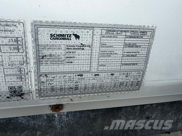 Schmitz Cargobull Tautliner Standard Lift ZEPRO نصف مقطورات بباب جانبي