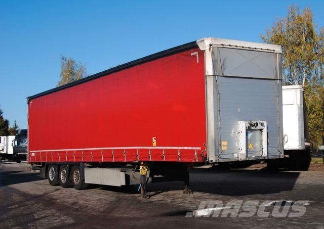 Schmitz Cargobull Varios mega, lifting axle 侧帘半挂车