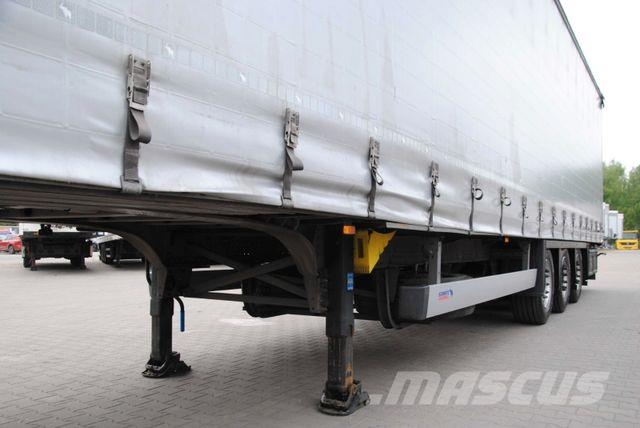 Schmitz Cargobull Varios mega, lifting axle, lifting roof 侧帘半挂车