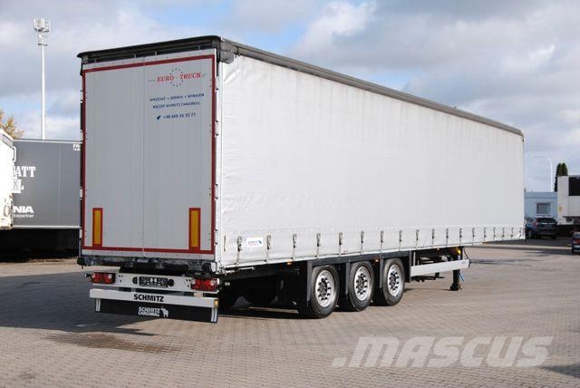 Schmitz Cargobull Varios mega, lifting axle, lifting roof 侧帘半挂车