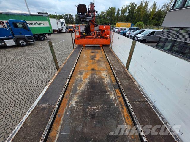 Schröder ST11/24 P2-13,6 KR ZL | Kran | Lenkach. نصف مقطورات مسطحة / مفصلية الجوانب