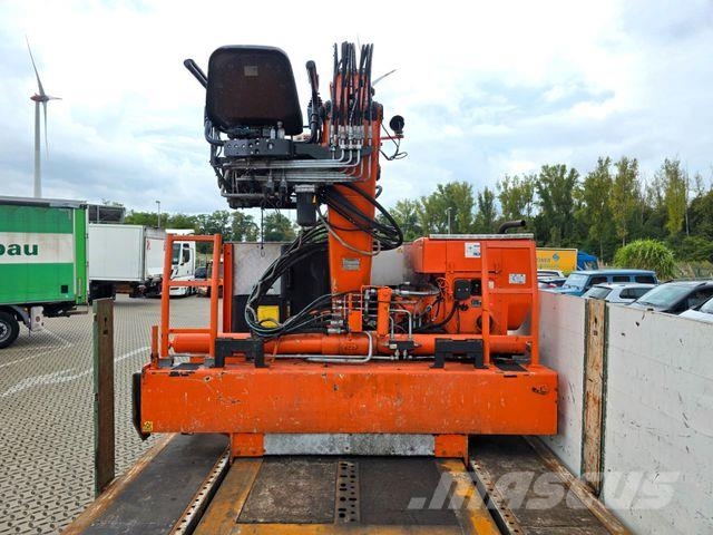 Schröder ST11/24 P2-13,6 KR ZL | Kran | Lenkach. نصف مقطورات مسطحة / مفصلية الجوانب