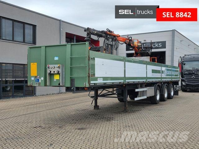 Schröder ST11/24 P2-13,6 KR ZL | Kran | Lenkach. نصف مقطورات مسطحة / مفصلية الجوانب