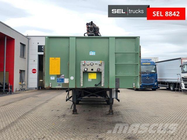 Schröder ST11/24 P2-13,6 KR ZL | Kran | Lenkach. نصف مقطورات مسطحة / مفصلية الجوانب