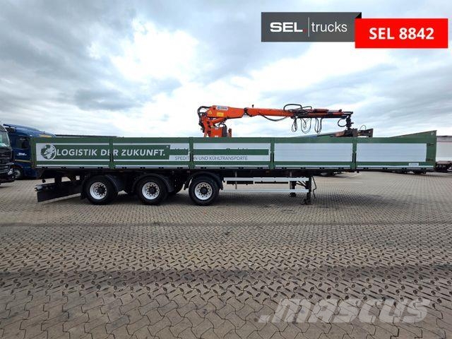 Schröder ST11/24 P2-13,6 KR ZL | Kran | Lenkach. نصف مقطورات مسطحة / مفصلية الجوانب