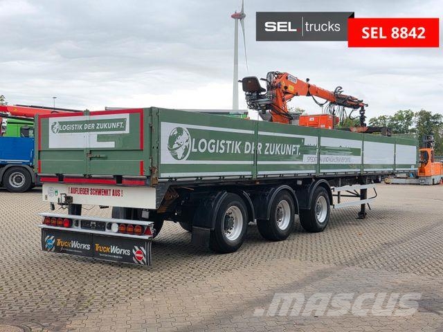 Schröder ST11/24 P2-13,6 KR ZL | Kran | Lenkach. نصف مقطورات مسطحة / مفصلية الجوانب