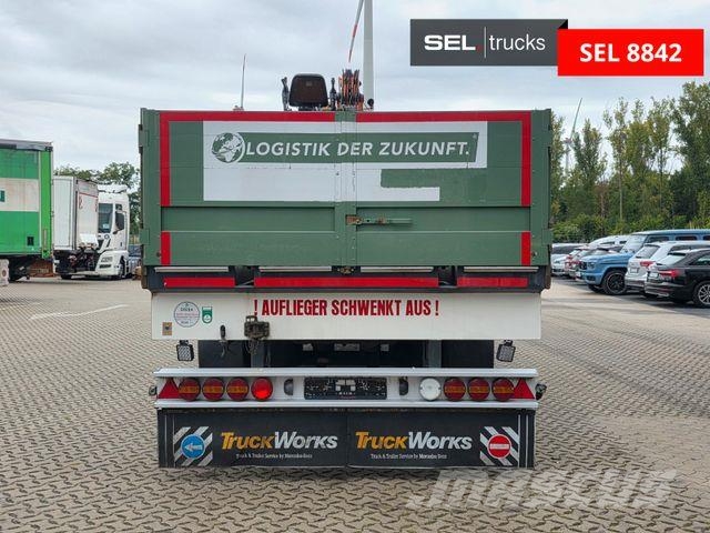 Schröder ST11/24 P2-13,6 KR ZL | Kran | Lenkach. نصف مقطورات مسطحة / مفصلية الجوانب