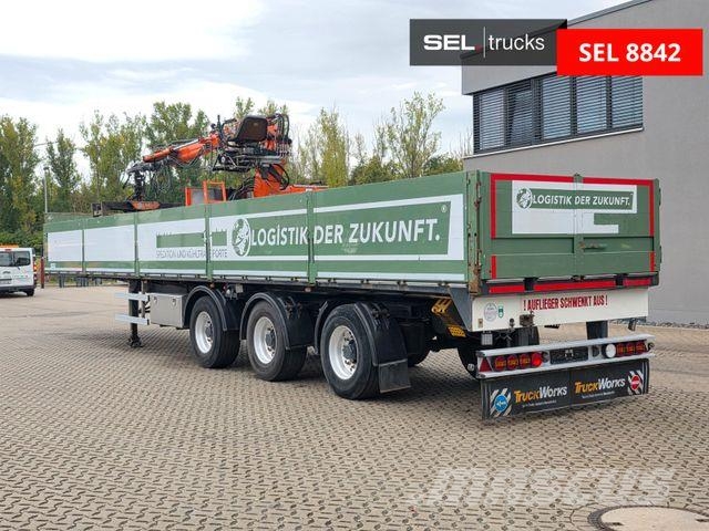 Schröder ST11/24 P2-13,6 KR ZL | Kran | Lenkach. نصف مقطورات مسطحة / مفصلية الجوانب