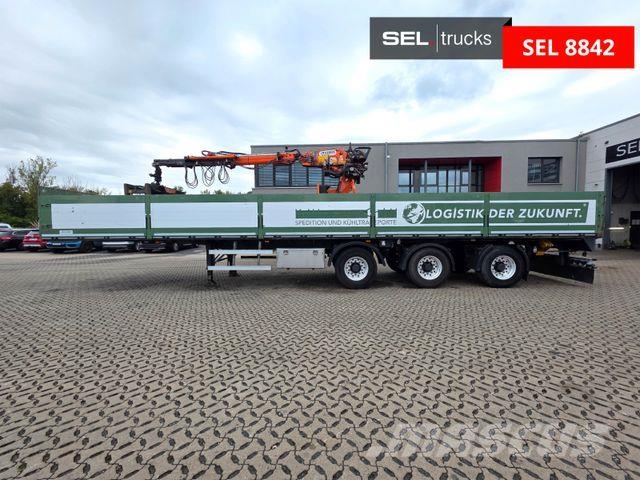 Schröder ST11/24 P2-13,6 KR ZL | Kran | Lenkach. نصف مقطورات مسطحة / مفصلية الجوانب